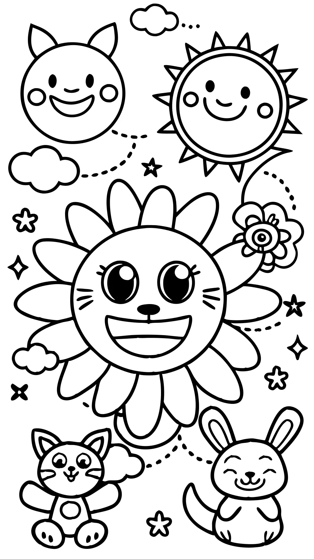 smile coloring pages